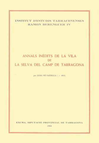 portada Annals inèdits