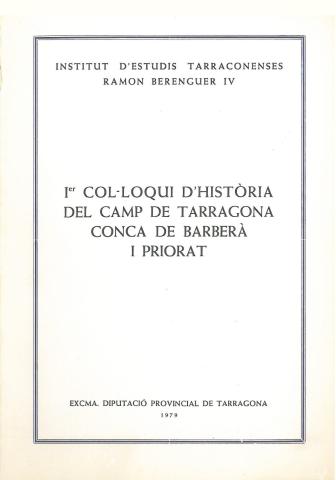 Portada 1er Col·loqui