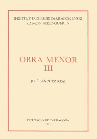 Portada Obra Menor III