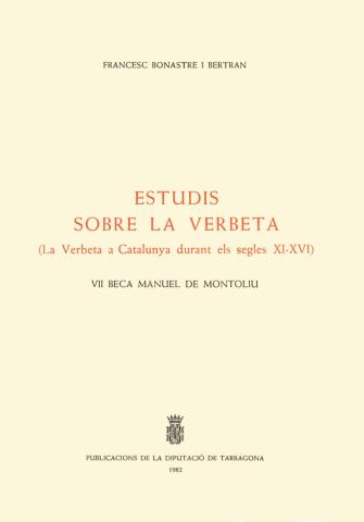 Aquesta obra conforma la part essencial que explica raonablement el fenomen literari, litúrgic i musicològic de la verbeta a Catalunya. Les tres vessants esdevenen necessàries i vinculants, de tal manera que no poden ésser compreses sinó és a través d'una síntesi.