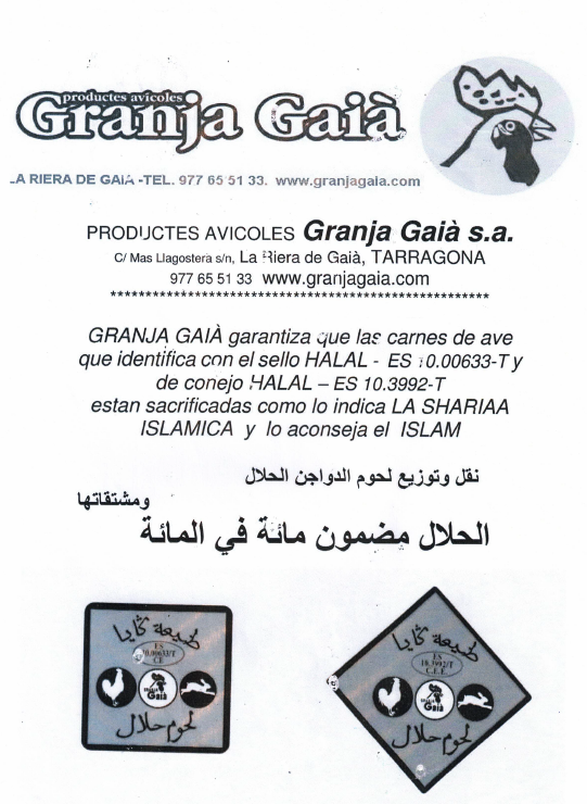 certificatHalal