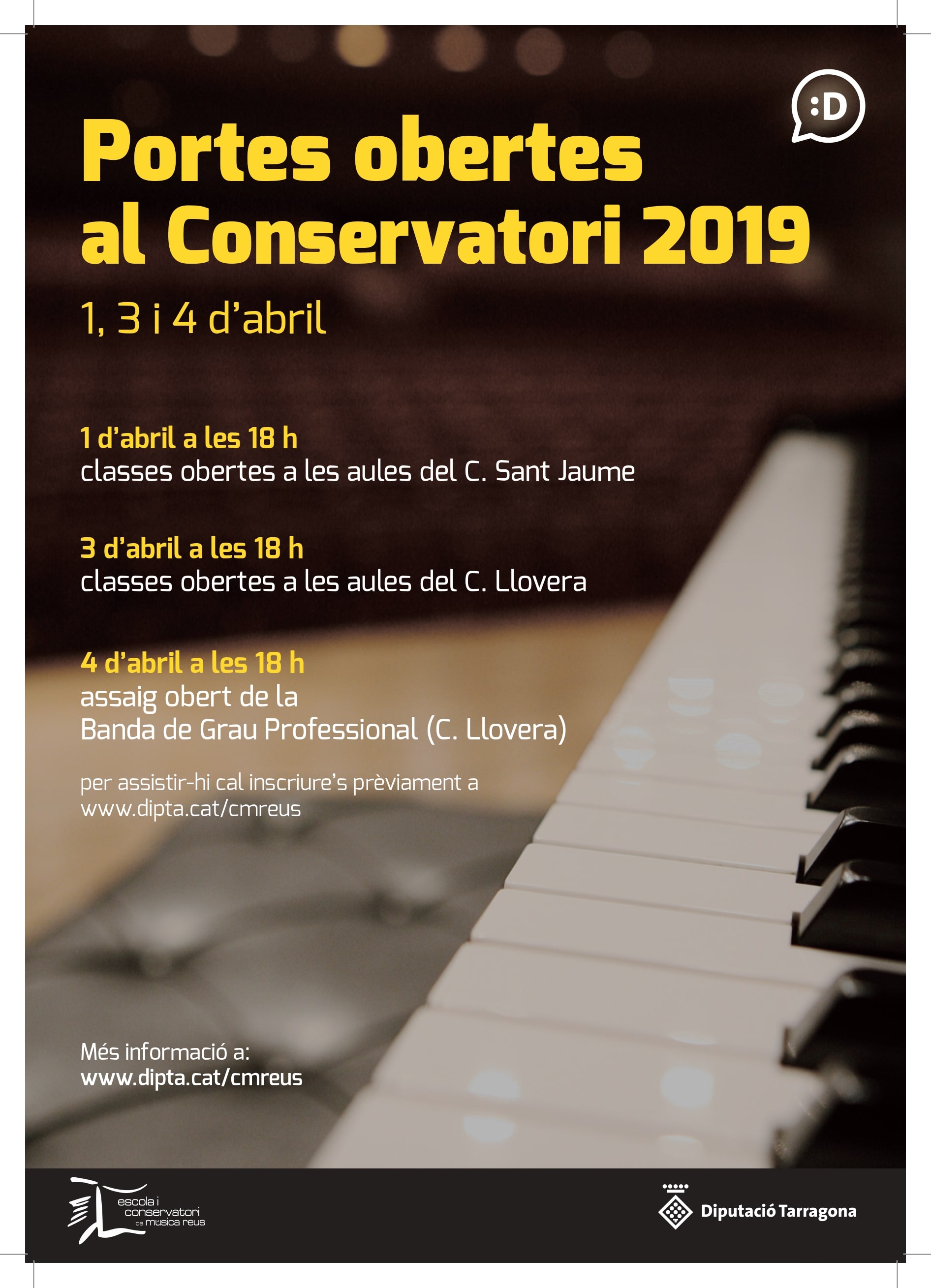 Cartell portes obertes