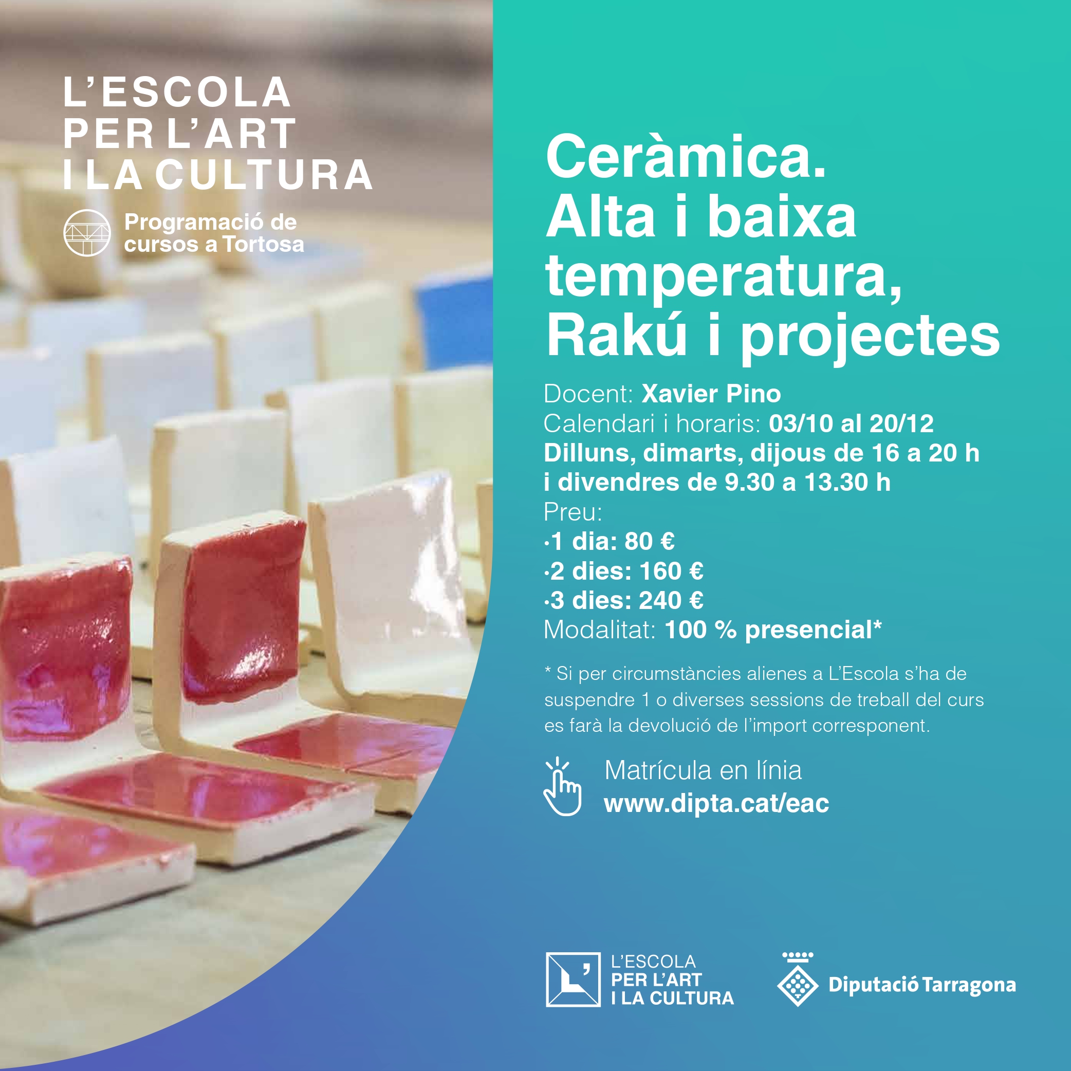 Ceràmica, rakú i projectes