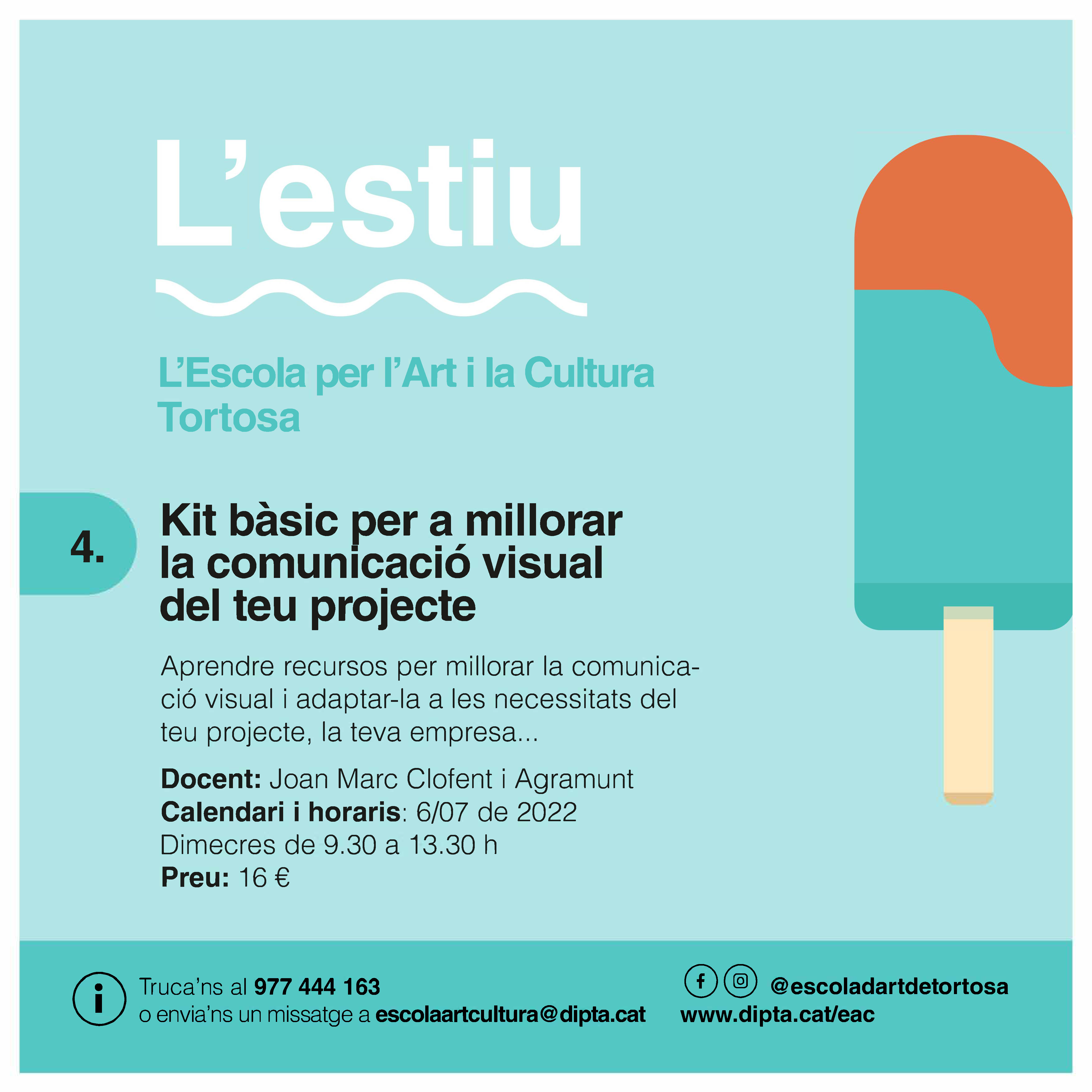 Kit bàsic per a millorar la comunicació visual del teu projecte