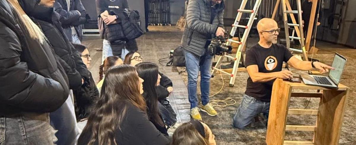 Taller escenografia amb la Baldufa