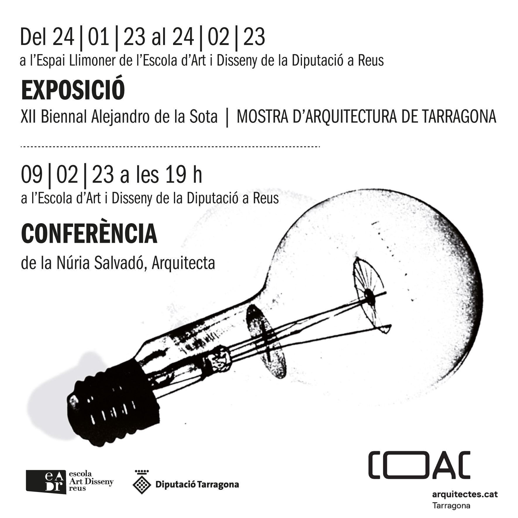 EXPOSICIÓ I CONFERÈNCIA XII BIENNAL ALEJANDRO DE LA SOTA