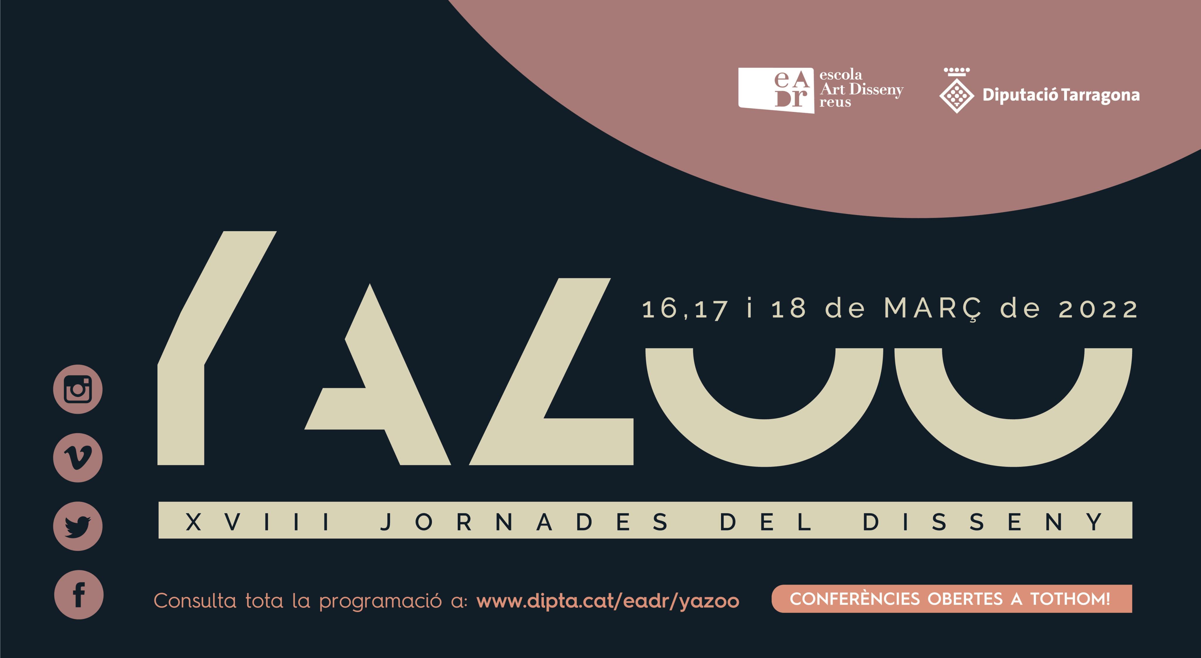 18a edició de les Jornades Yazoo a l’Escola d’Art i Disseny de la Diputació a Reus