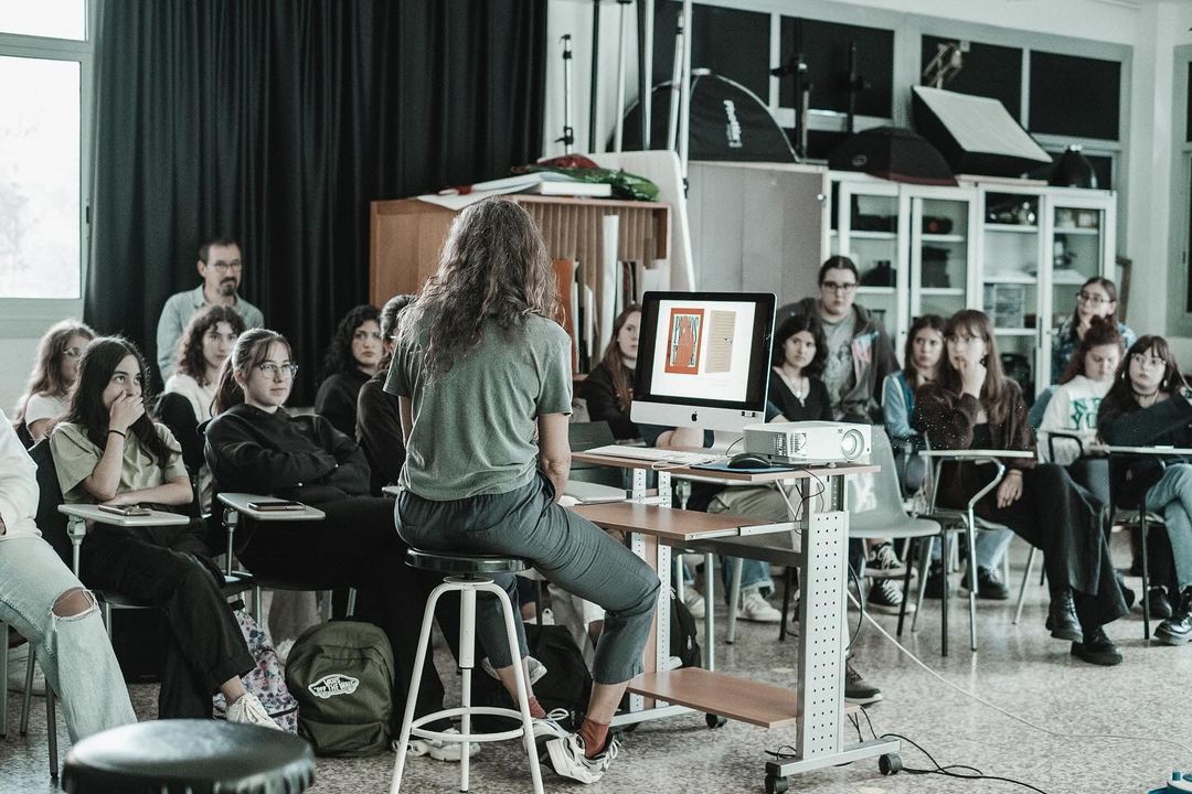 Classe al plató de foto