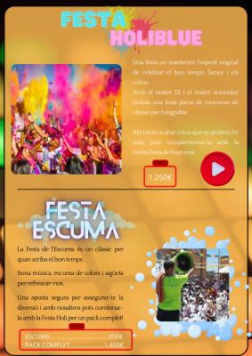 FESTA HOLIBLUE + FESTA ESCUMA