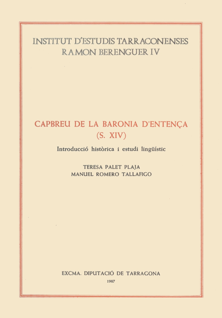 Heus ací la transcripció del capbreu de 1204, extreta de la col·lecció diplomàtica de la Baronia d'Entença, per tal que serveixi com a precedent per a comprendre millor el capbreu, més extens, del s.XIV.