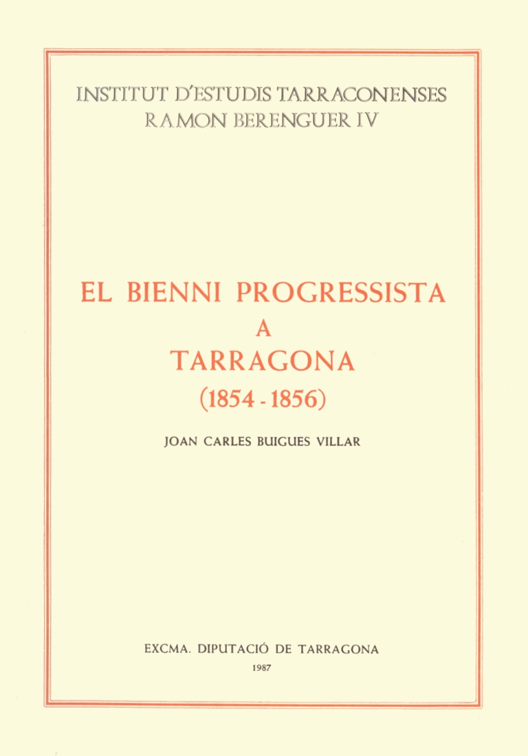 Portada Bienni progressista