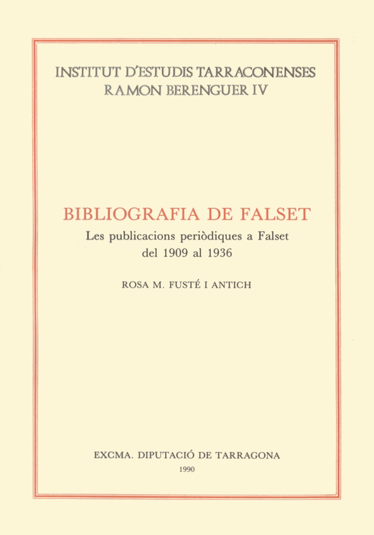 portada bibliografia Falset