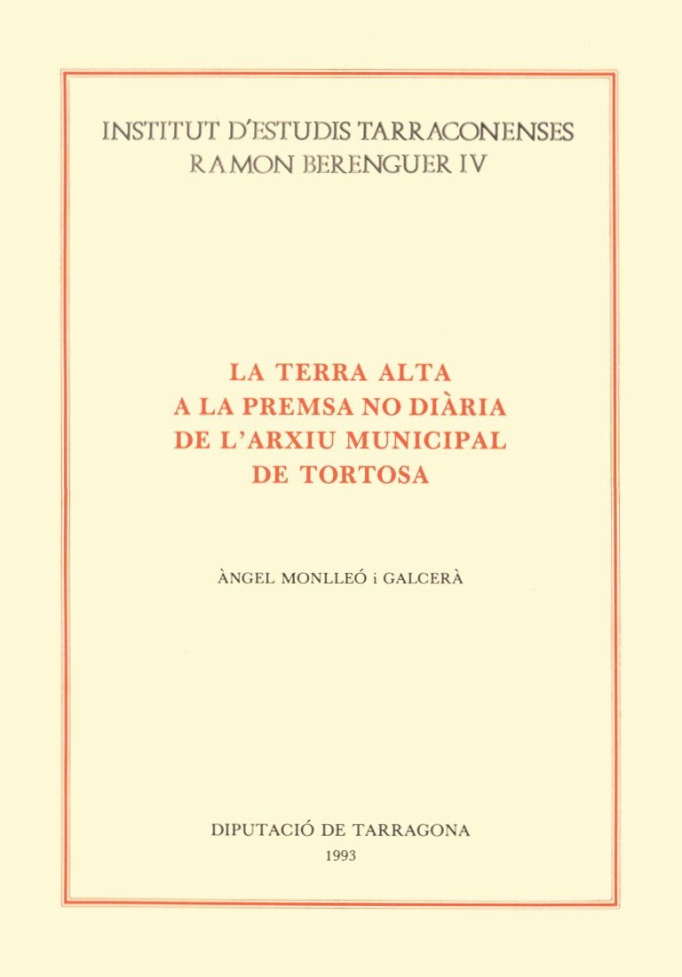 L'hemerografia terraltina no és massa extensa