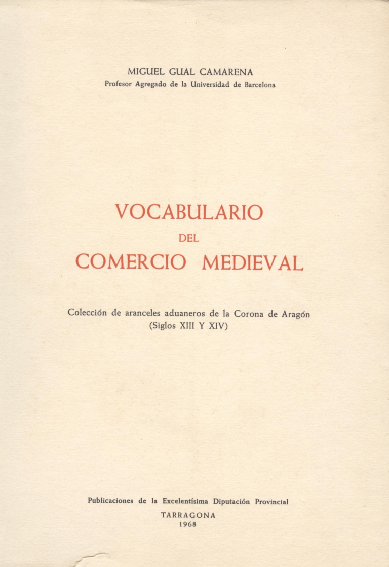 Col·lecció d'aranzels duaners de la Corona d'Aragó