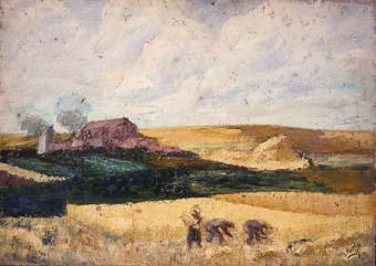 Segadores, afueras de Madrid