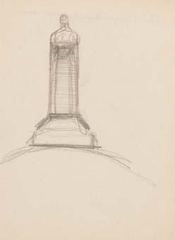 Esbós de monument a Saavedra