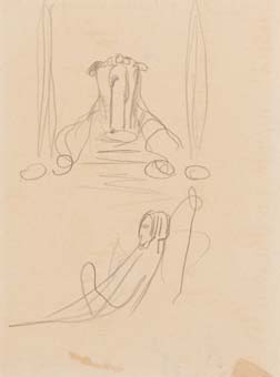 Esbós de monument a Wagner. Croquis-9 | Julio Antonio (Rodríguez Hernández, Julio Antonio)