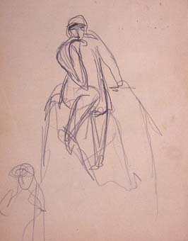 Esbós de monument a Wagner. Croquis-12 | Julio Antonio (Rodríguez Hernández, Julio Antonio)