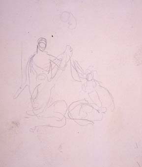 Esbós de monument a Ossorio. Croquis-44 | Julio Antonio (Rodríguez Hernández, Julio Antonio)