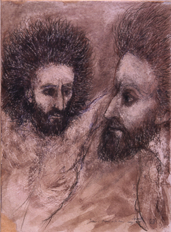 Jesús i Dimes a la Creu | Saumells Panadés, Lluís M.