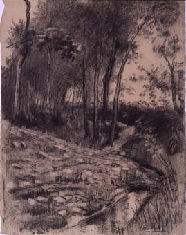Sèquia, arbres | Sancho Piqué, Josep