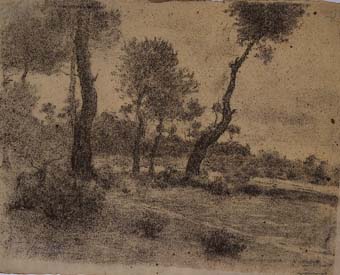 Paisatge, arbres | Sancho Piqué, Josep