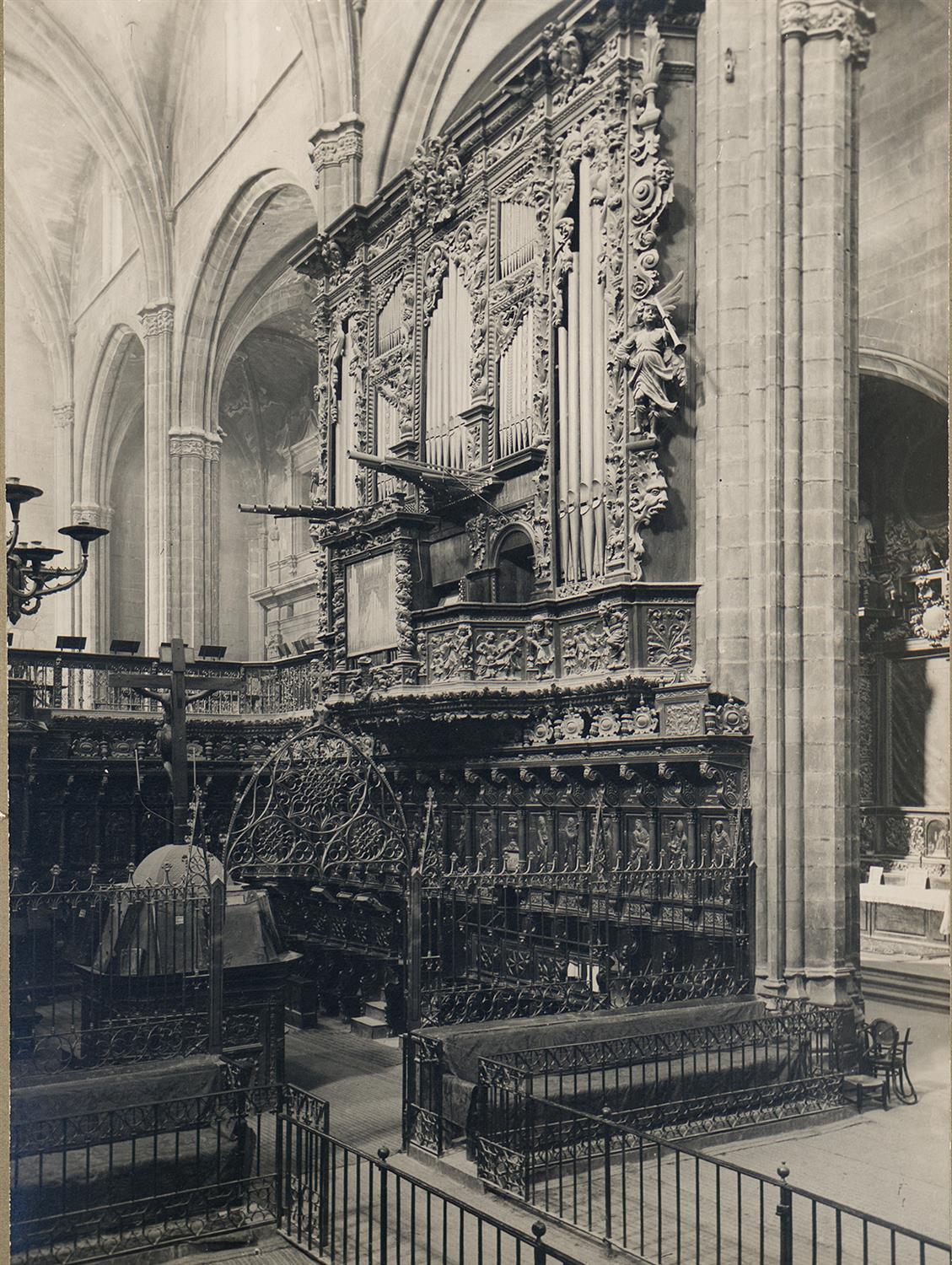 Tortosa. Catedral. Cor i orgue | Borrell i Codorniu, Ramon (Tortosa, 1869 - 1948)