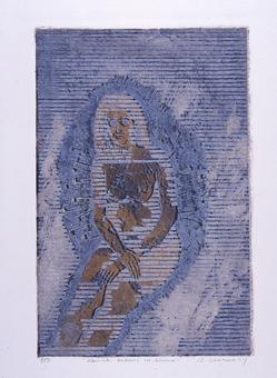 Femme dedans la brume