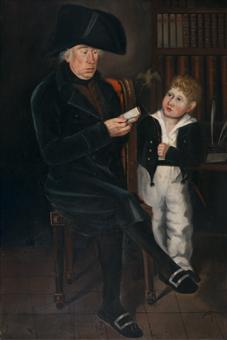 Retrat de D.Pablo de Baldrich y su nieto