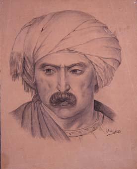 Cap d'home, còpia d'una làmina