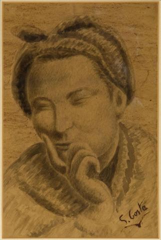 Estudi d'un cap femení