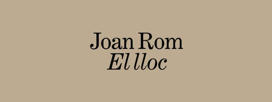 banner web joan rom el lloc
