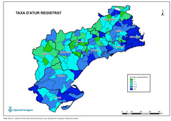 Taxa d'atur registrat