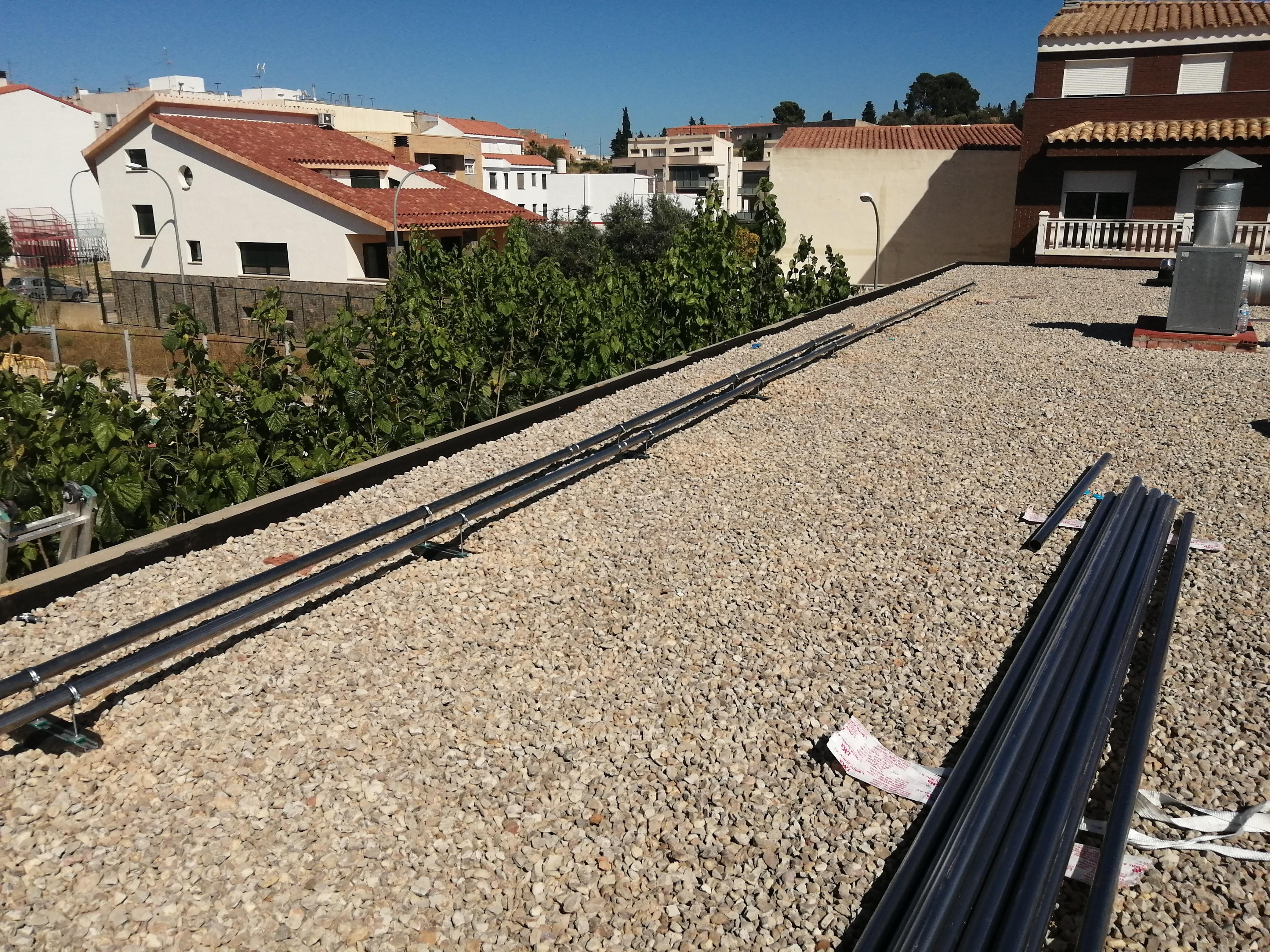 S'inicien a la Sénia les obres per escalfar quatre equipaments municipals amb biomassa