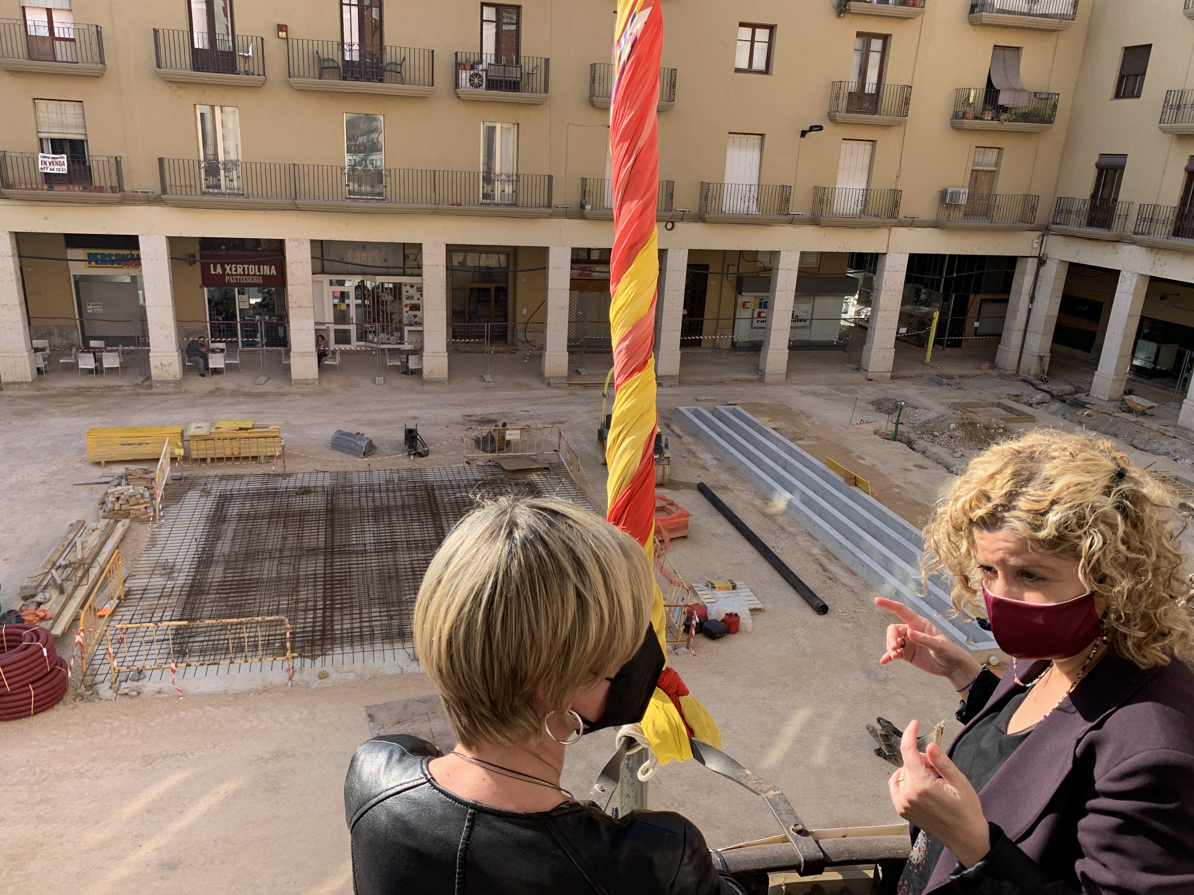 Visita institucional de la presidenta de la Diputació, Noemí Llauradó, a l’Ajuntament de Tortosa