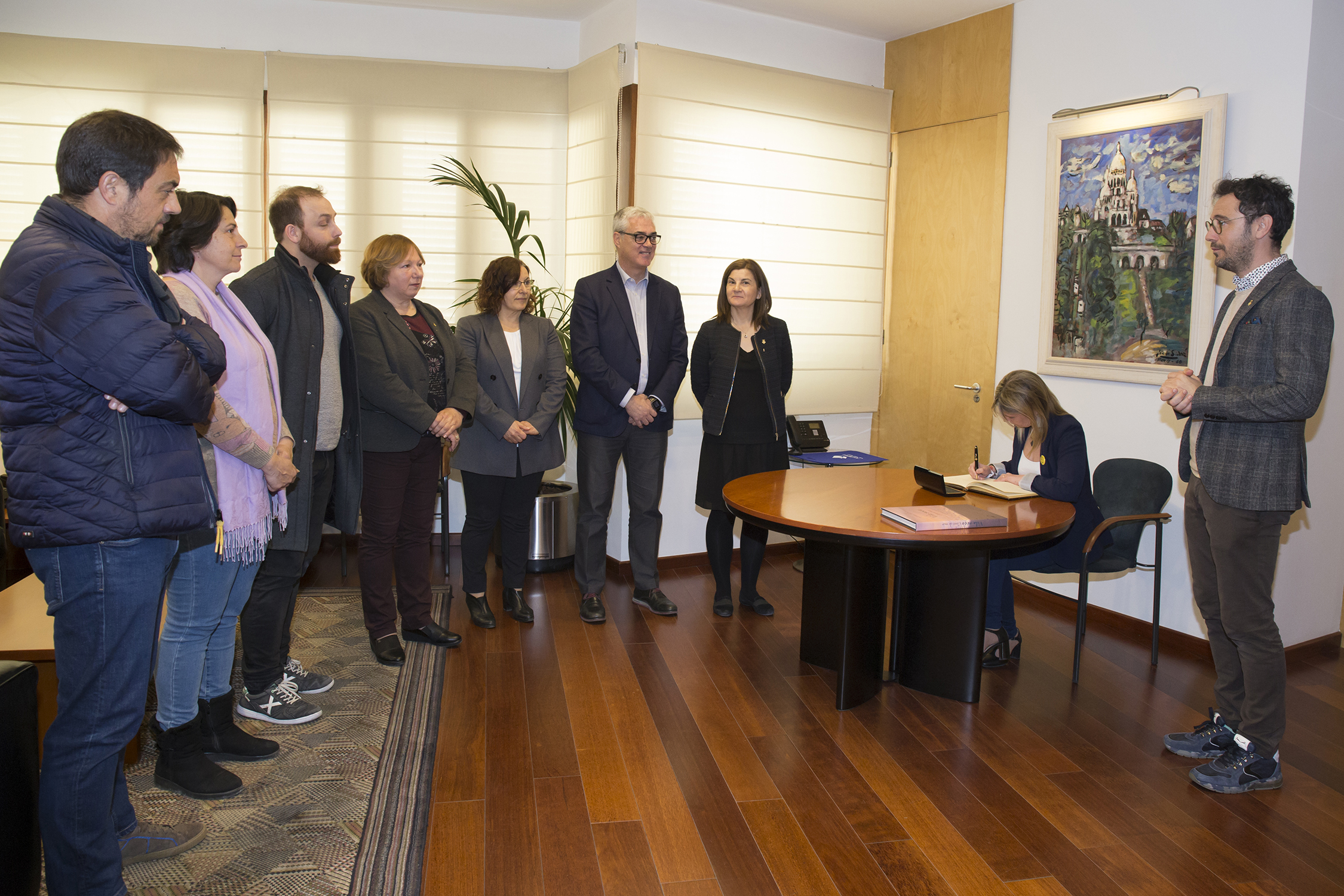 La presidenta de la Diputació de Tarragona, Noemí Llauradó, visita l’Ajuntament de Vila-seca