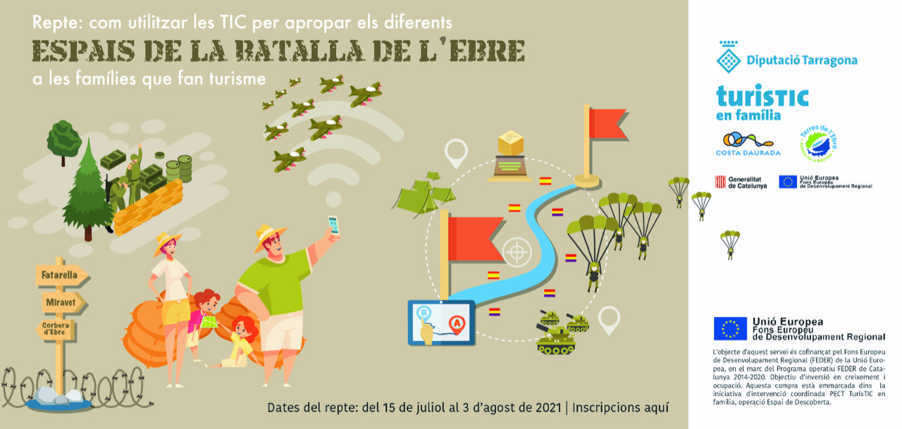 Com utilitzar les TIC per apropar els diferents espais de la Batalla de l'Ebre a les famílies que fan turisme