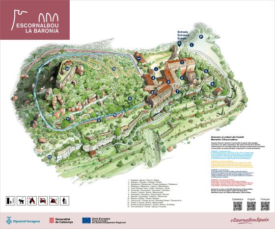 Itineraris al voltant del Castell Monestir d'Escornalbou