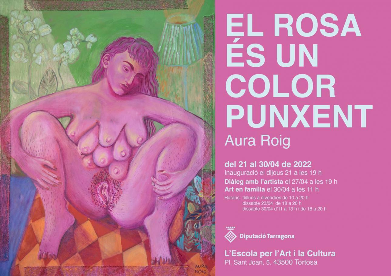 Cartell exposició 'El rosa és un color punxent'