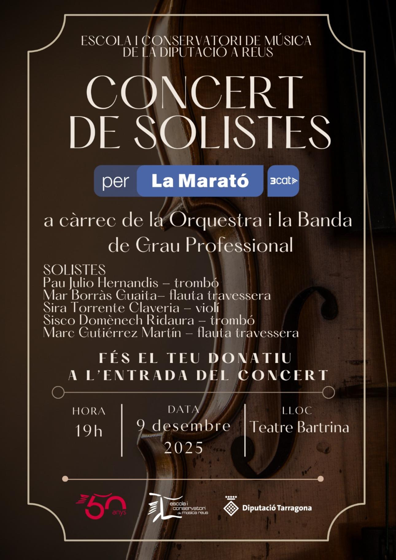 cartell del concert