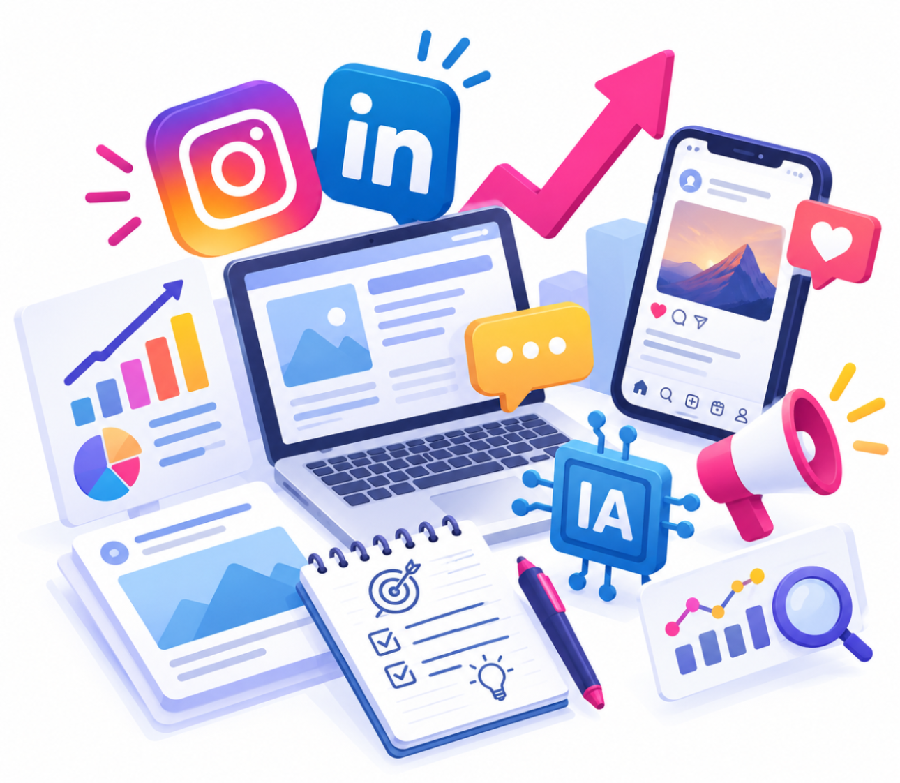 Instagram i LinkedIn: eines clau per a l’estratègia del teu negoci