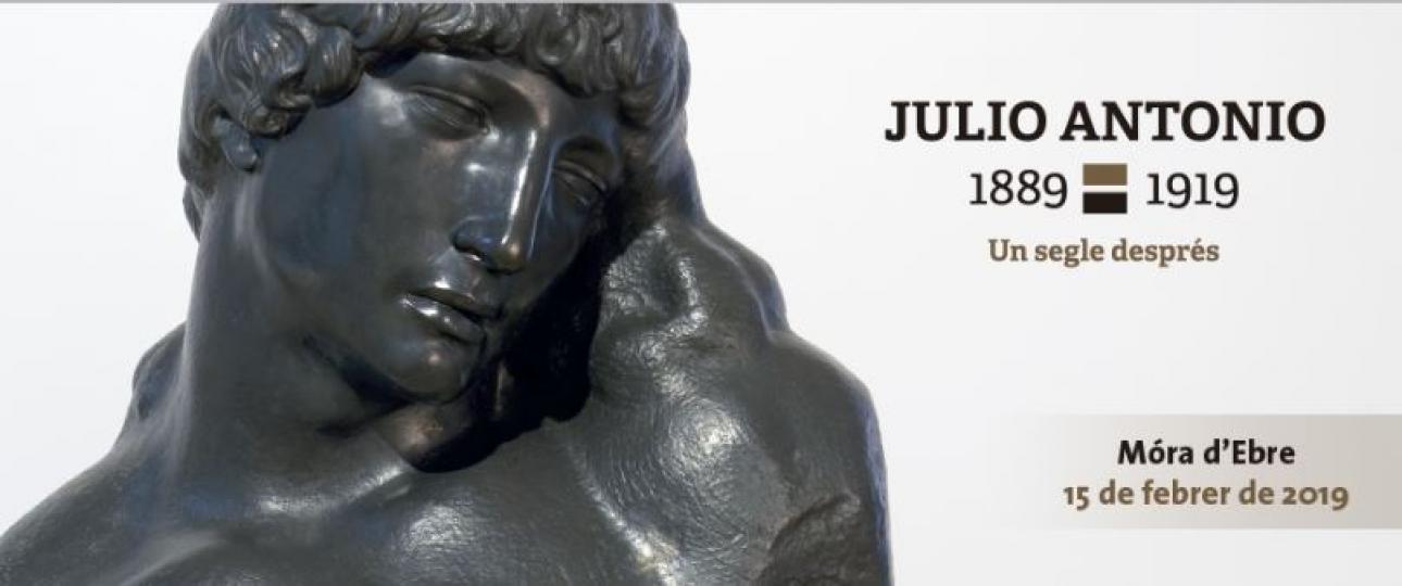 Actes commemoratius del centenari de la mort de l'escultor Julio Antonio a Móra d'Ebre