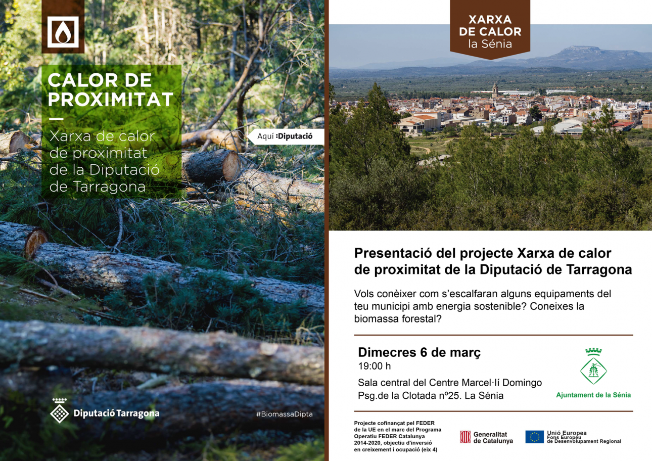 Presentació del projecte'Xarxa de Calor de proximitat' al municipi