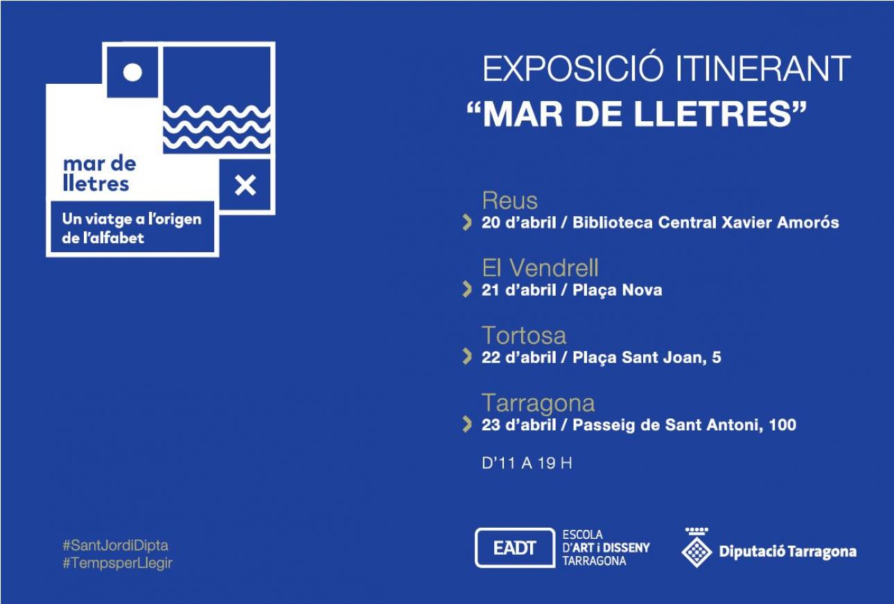 Exposició itinerant Mar de Lletres