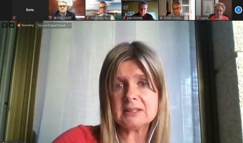 Noemí Llauradó referma el suport de la Diputació al Corredor Mediterrani i demana a la resta d'administracions treballar plegades per tirar-lo endavant