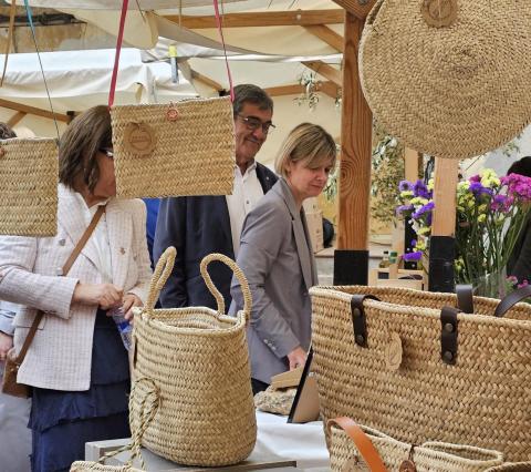 Visita de les parades de la XXXIX Fira Ramadera i artesal de Rasquera