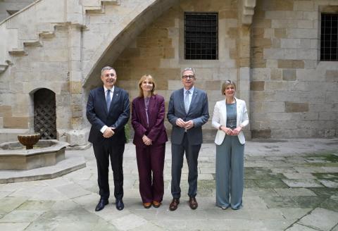 Els presidents i les presidentes de les quatre diputacions catalanes, avui a Lleida