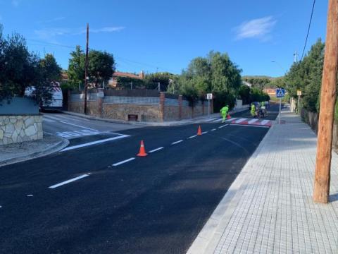 Les obres han permès millorar la seguretat en aquesta via