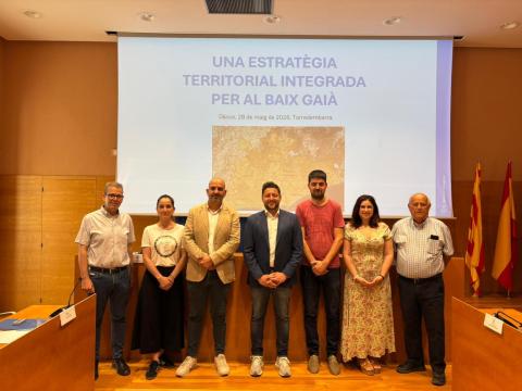 Fotografia de grup de la trobada d'aquest dijous a Torredembarra