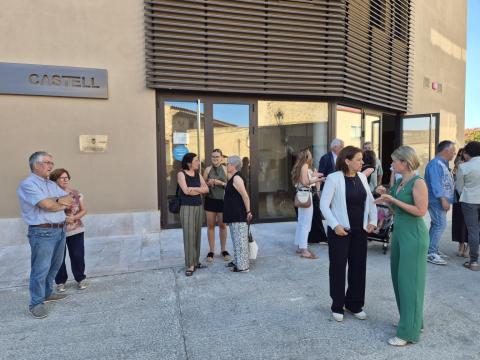La presidenta amb l'alcaldessa de Botarell